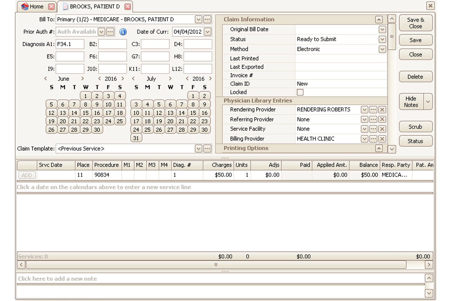 EZClaim screenshot - 10 Best Medical Billing Software for Billing Companies in 2026