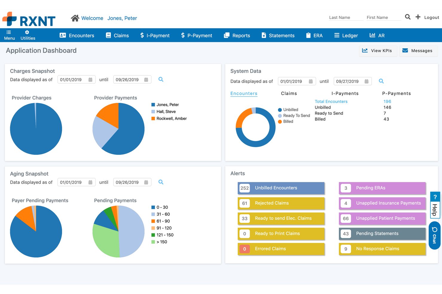 RXNT screenshot - 10 beste software voor medische facturatie voor facturatiebedrijven in 2026
