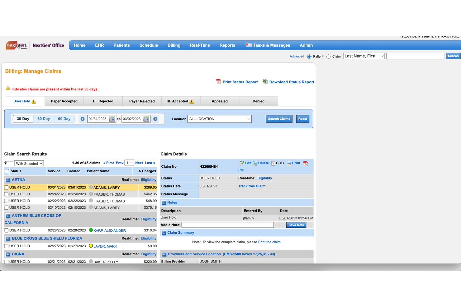 NextGen Healthcare screenshot - 10 Best Medical Billing Software for Billing Companies in 2026