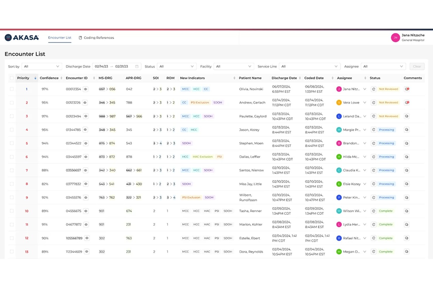 AKASA screenshot - 10 Best Denial Management Software in 2026