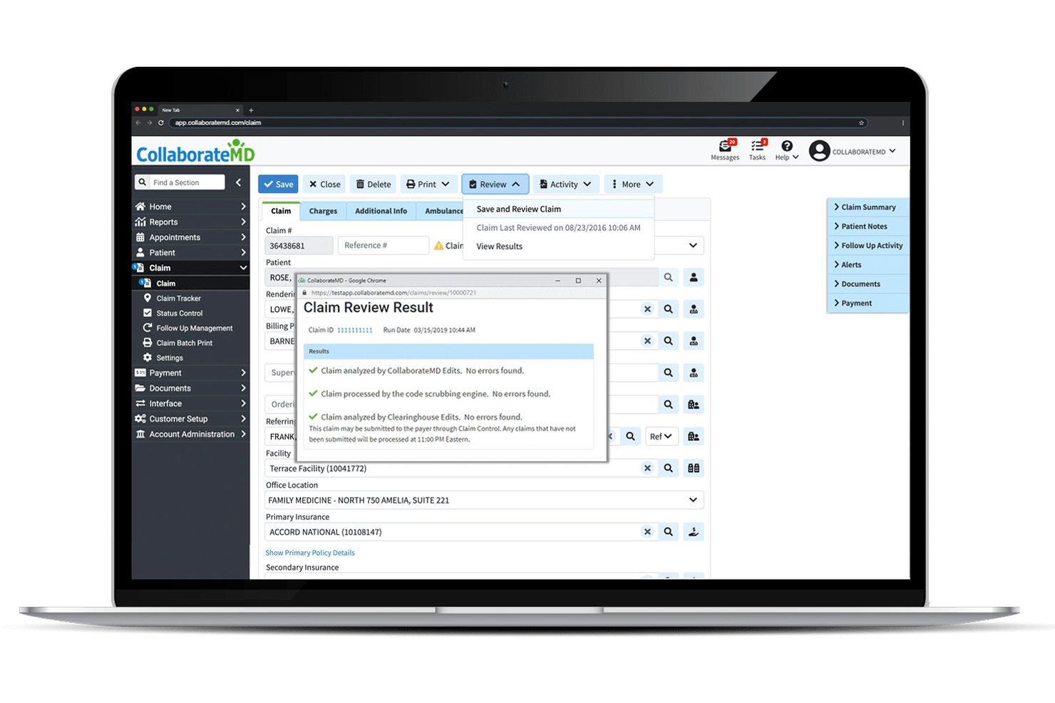 CollaborateMD screenshot - 10 Best Medical Billing Software for Mac in 2026