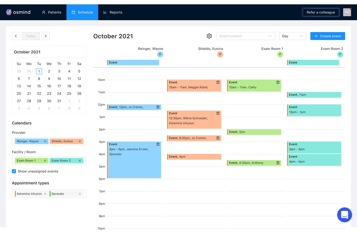 Osmind screenshot - 10 Best Psychiatry EHR in 2026