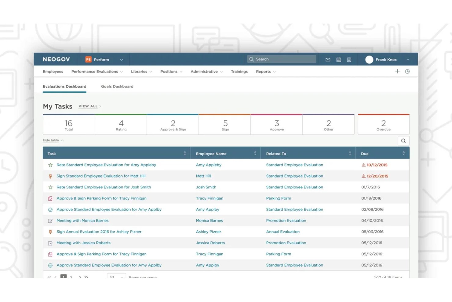 NEOGOV Perform screenshot - 10 Best Government Performance Management Software in 2026