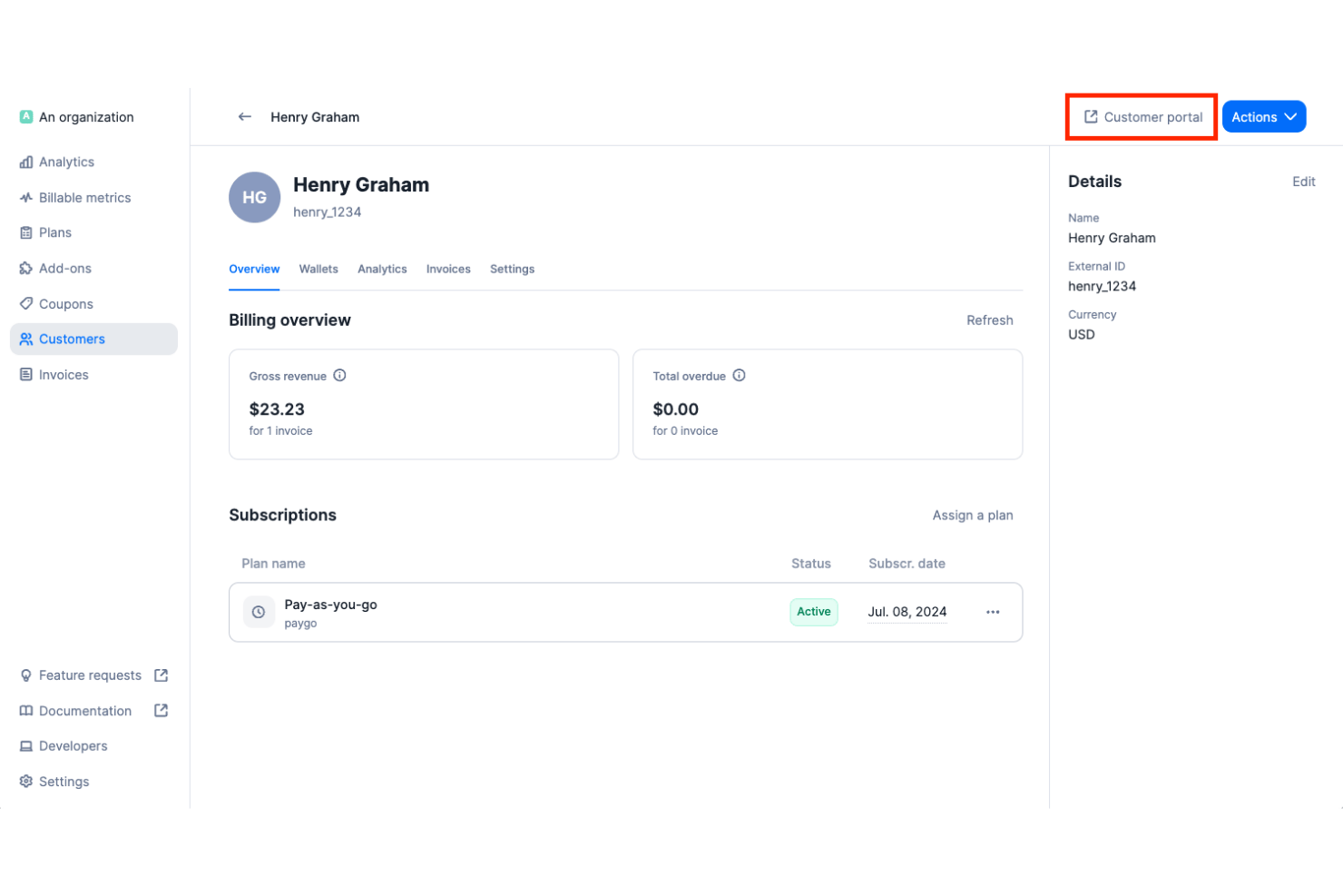 Lago screenshot - Le 10 migliori soluzioni di fatturazione cloud nel 2026