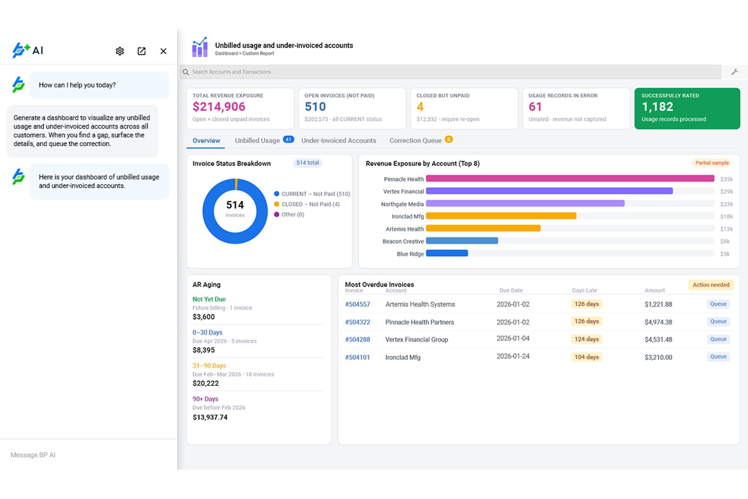 BillingPlatform screenshot - Le 10 migliori soluzioni di fatturazione cloud nel 2026