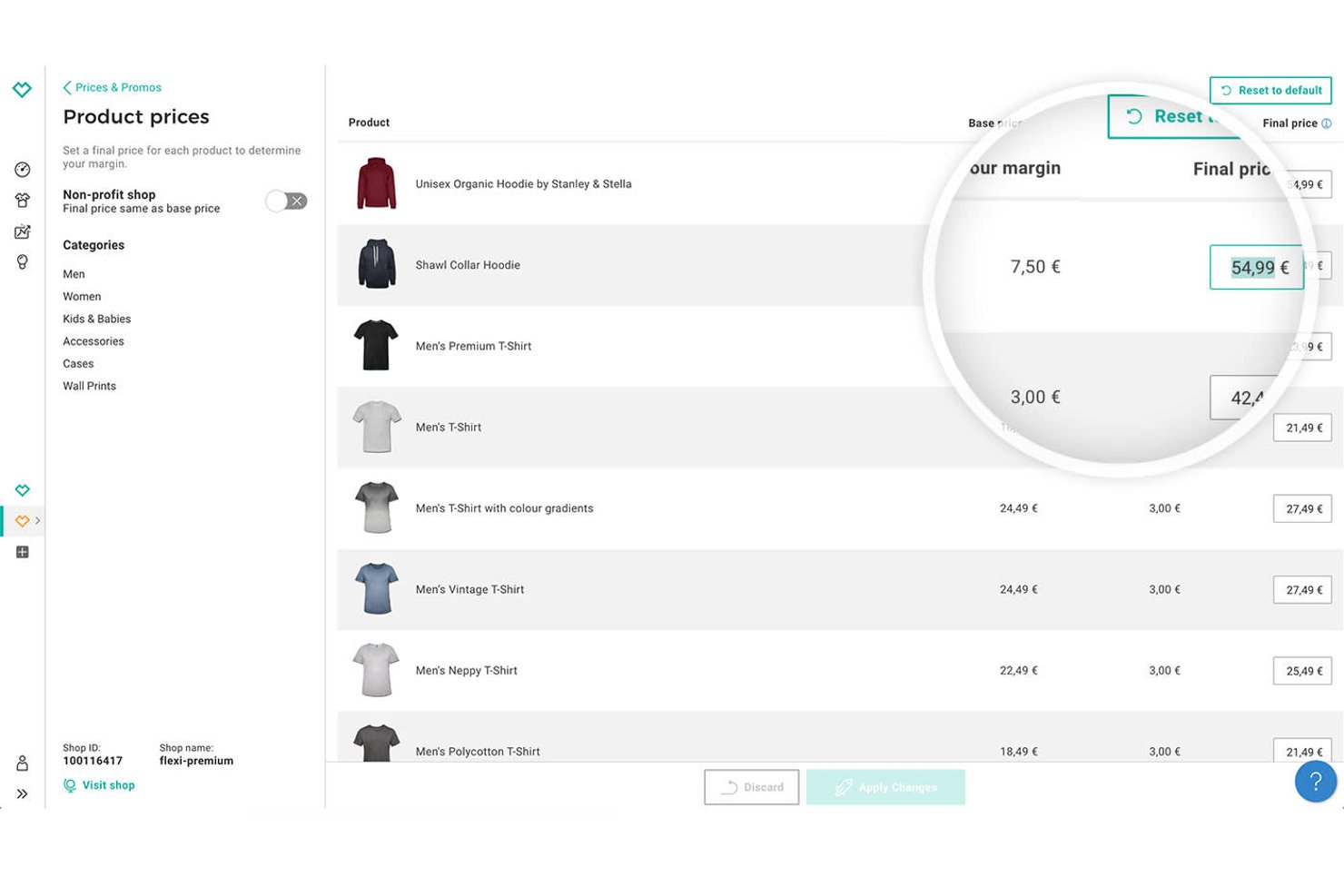 Spreadshop screenshot - 10 meilleures alternatives à Printful en 2026