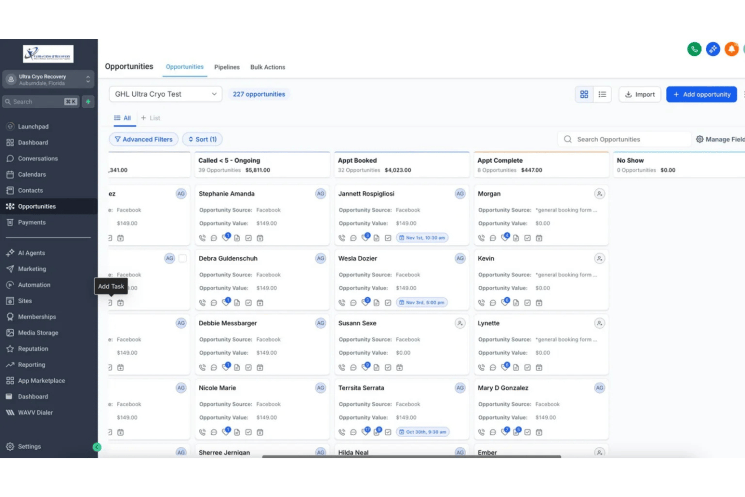 HighLevel screenshot - 10 Best HIPAA-Compliant Project Management Software in 2026