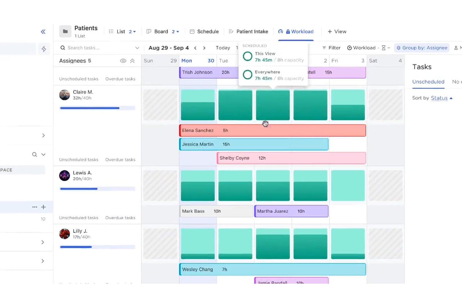 ClickUp screenshot - 10 Best HIPAA-Compliant Project Management Software in 2026