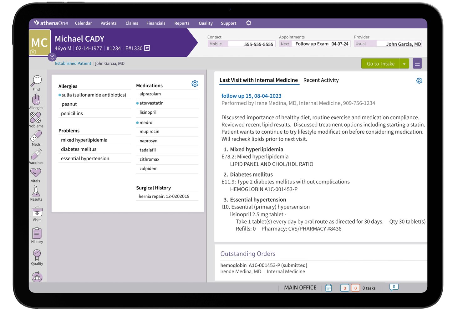 athenahealth screenshot - 10 Best HIPAA Compliant EMR Software in 2026