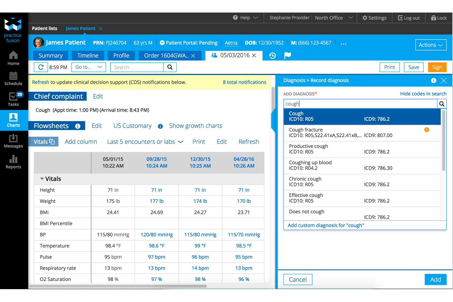 Practice Fusion screenshot - 10 Best HIPAA Compliant EMR Software in 2026
