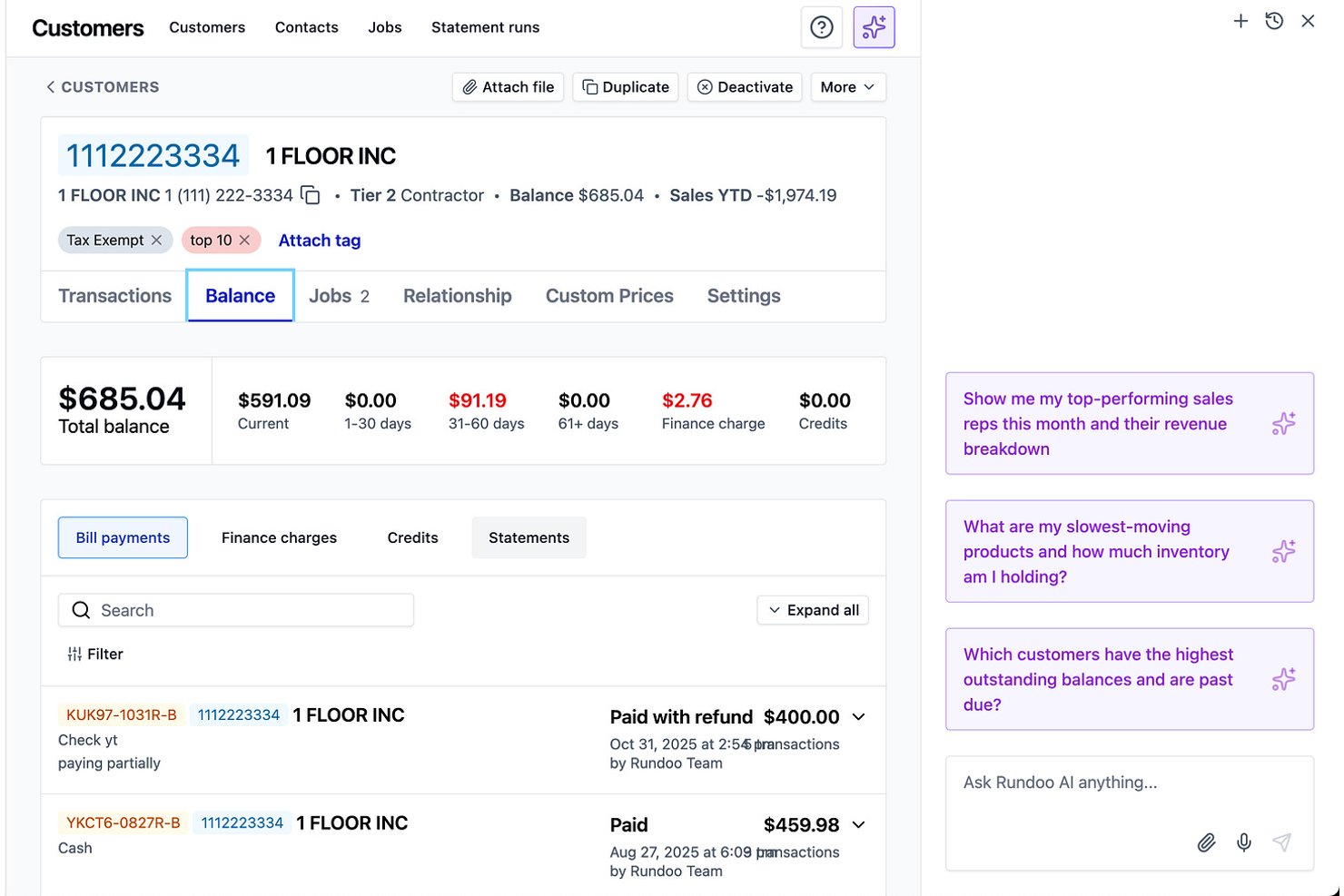 Rundoo screenshot - Los 10 Mejores Software de Gestión Minorista para 2026