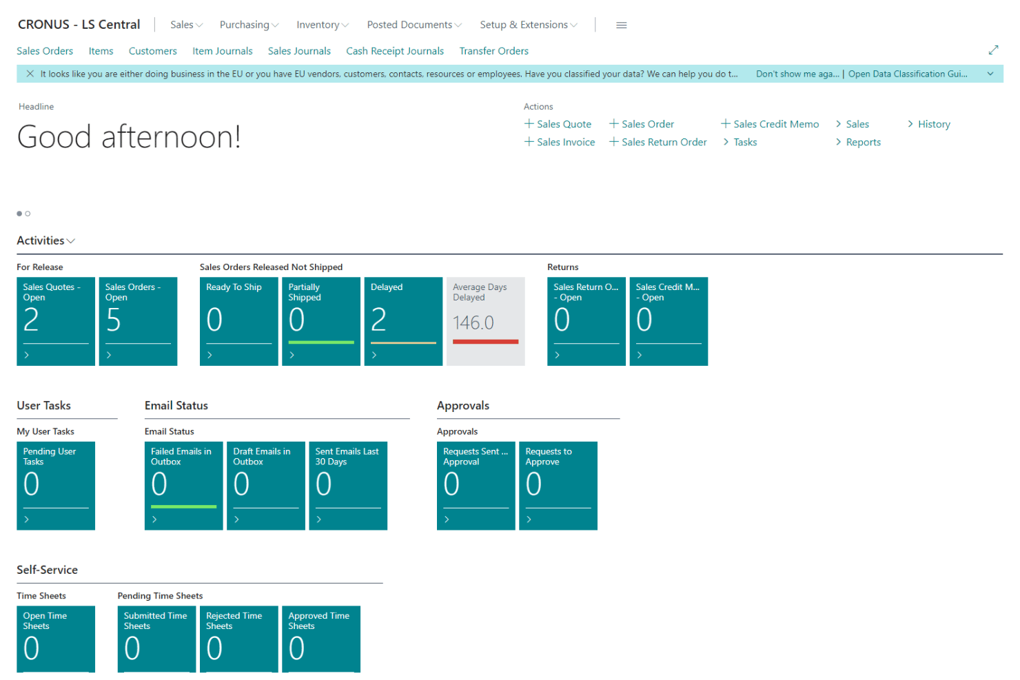 LS Retail screenshot - 10 meilleures alternatives à SAP en 2026