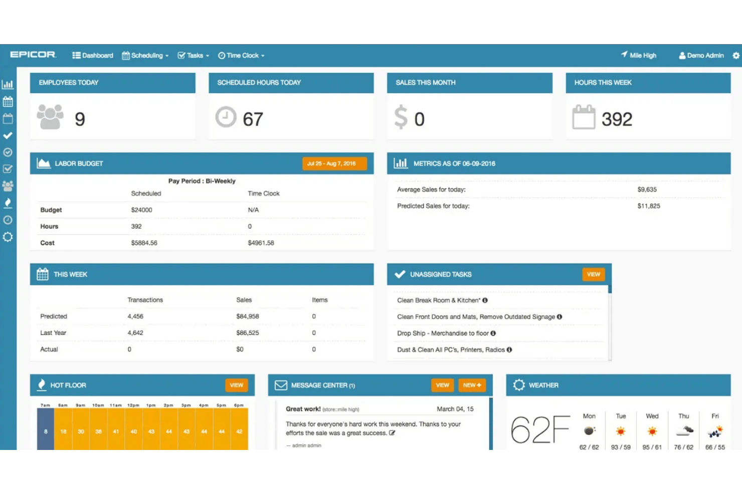 Epicor Eagle screenshot - 10 meilleures alternatives à SAP en 2026