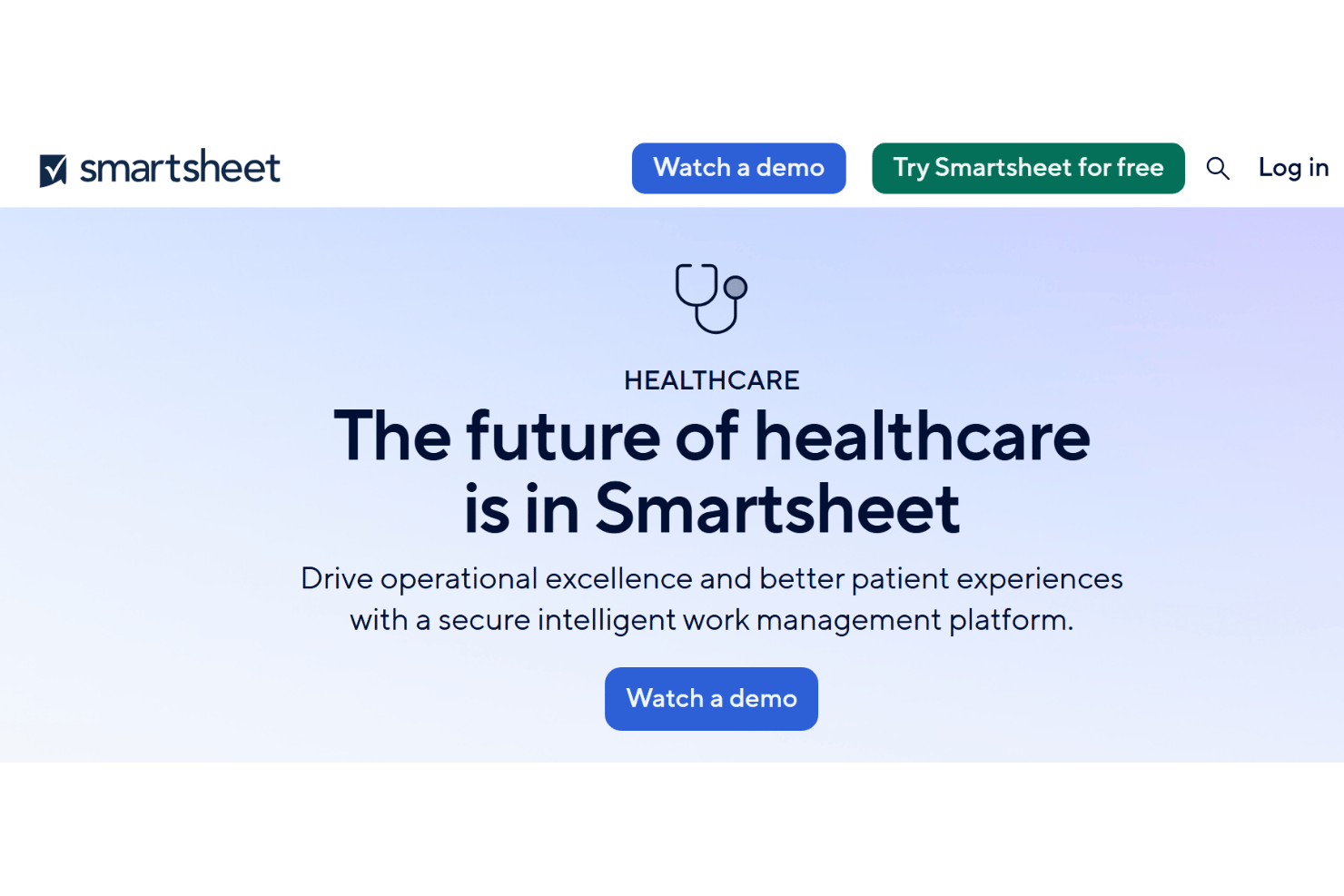Smartsheet screenshot - 10 Best Healthcare Project Management Software in 2026
