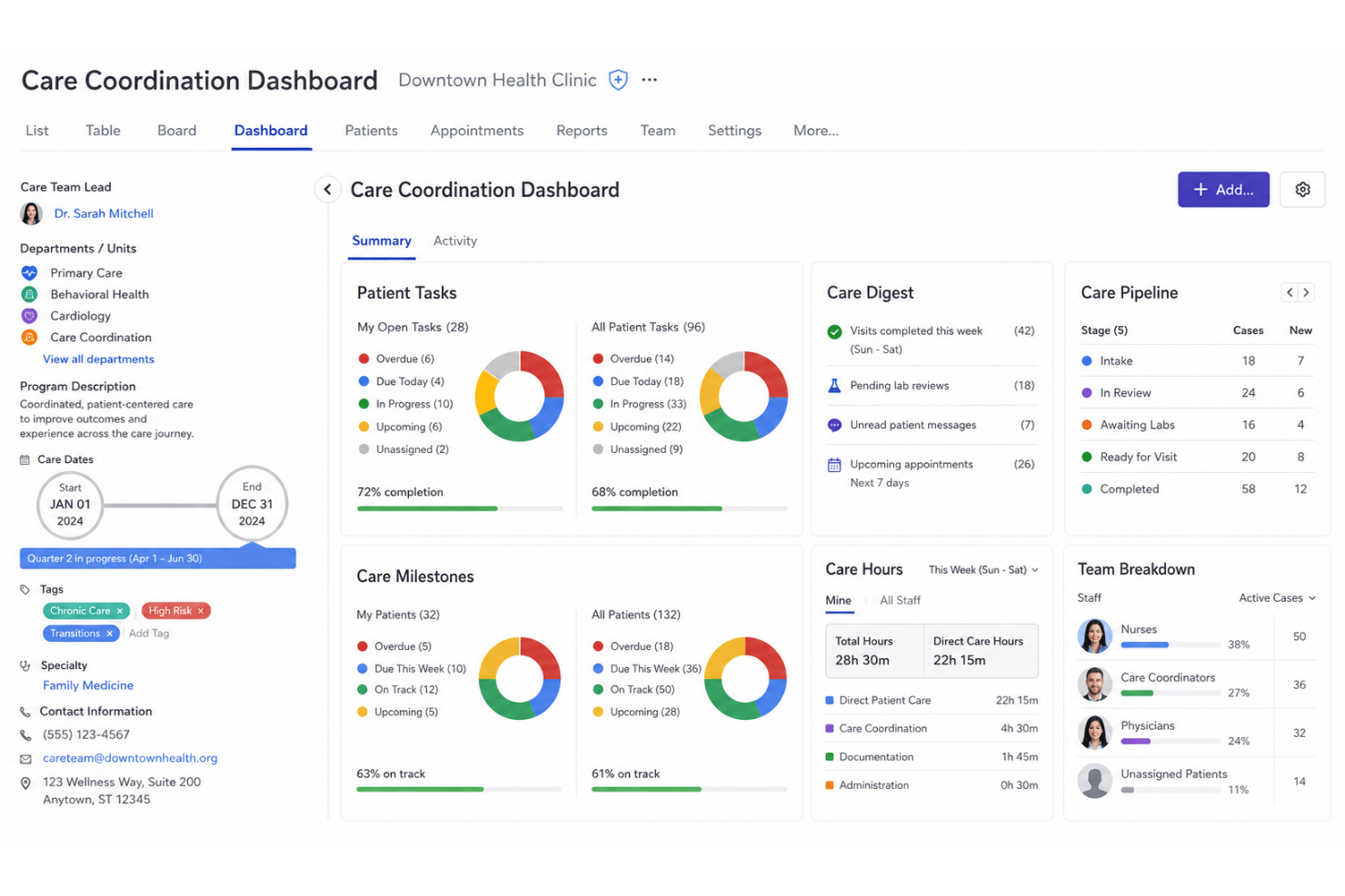 Teamwork.com screenshot - 10 Best Healthcare Project Management Software in 2026