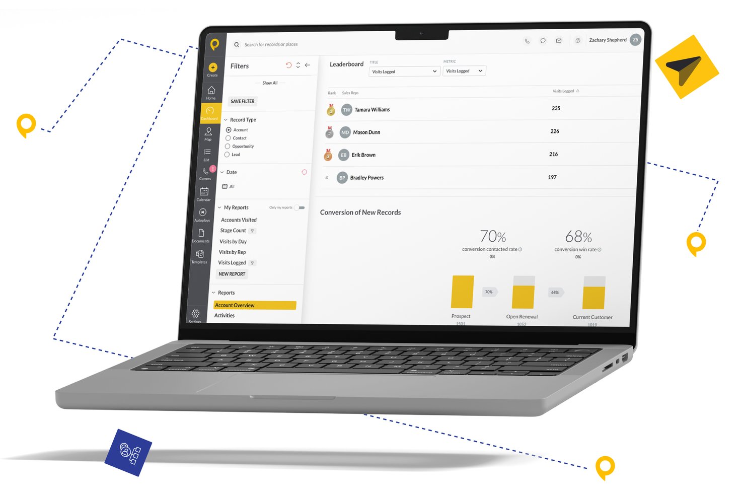 SPOTIO screenshot - 10 Best Sales Tracking Software Reviewed For 2026