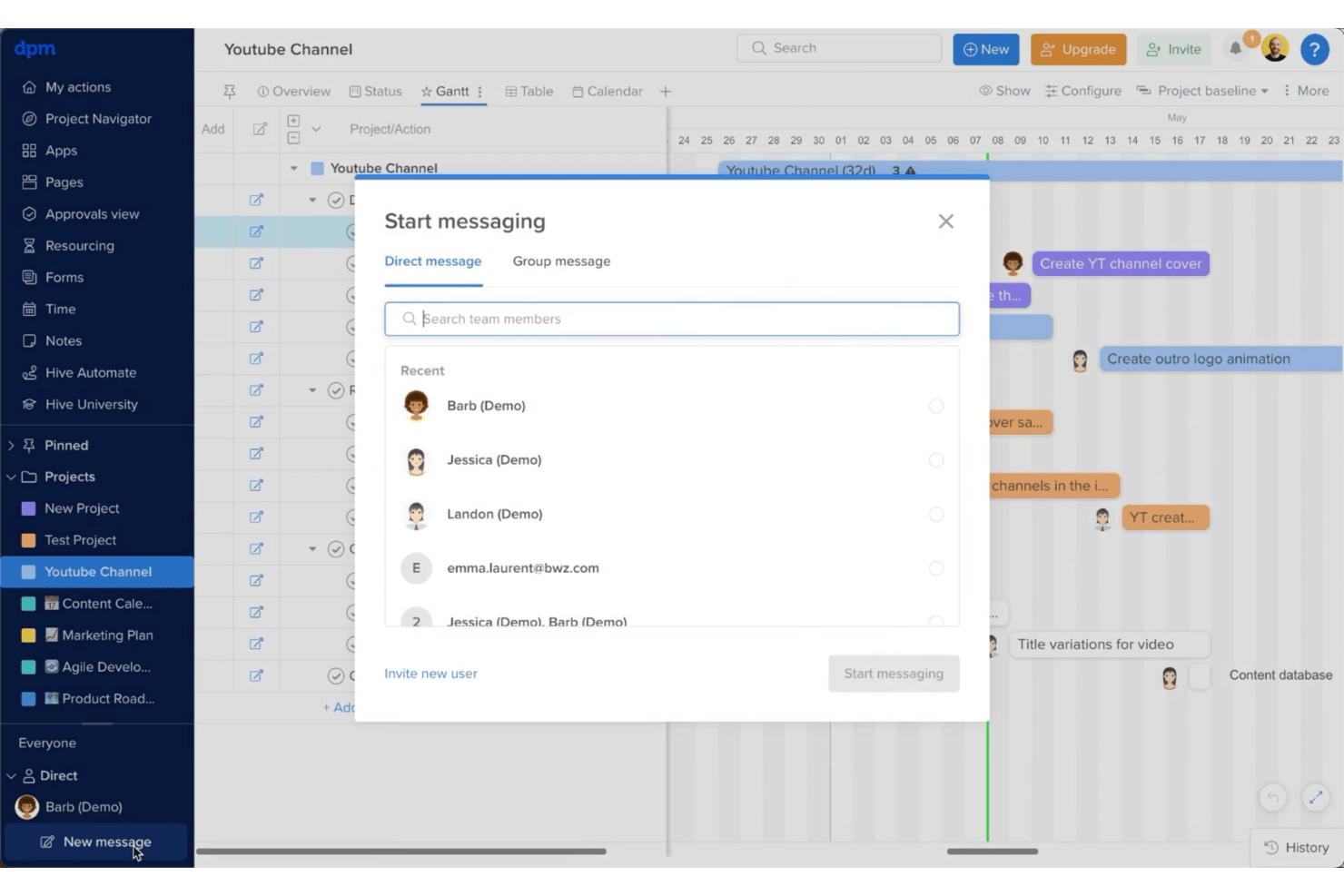 Hive screenshot - 10 Best Orangescrum Alternatives in 2026