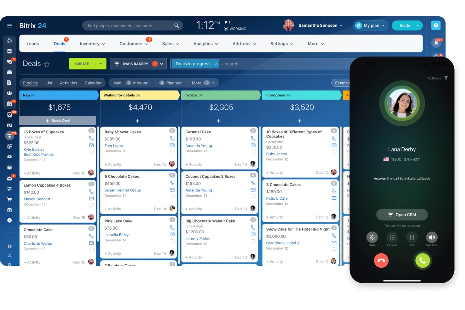 Bitrix24 screenshot - 10 Best Flowlu Alternatives in 2026