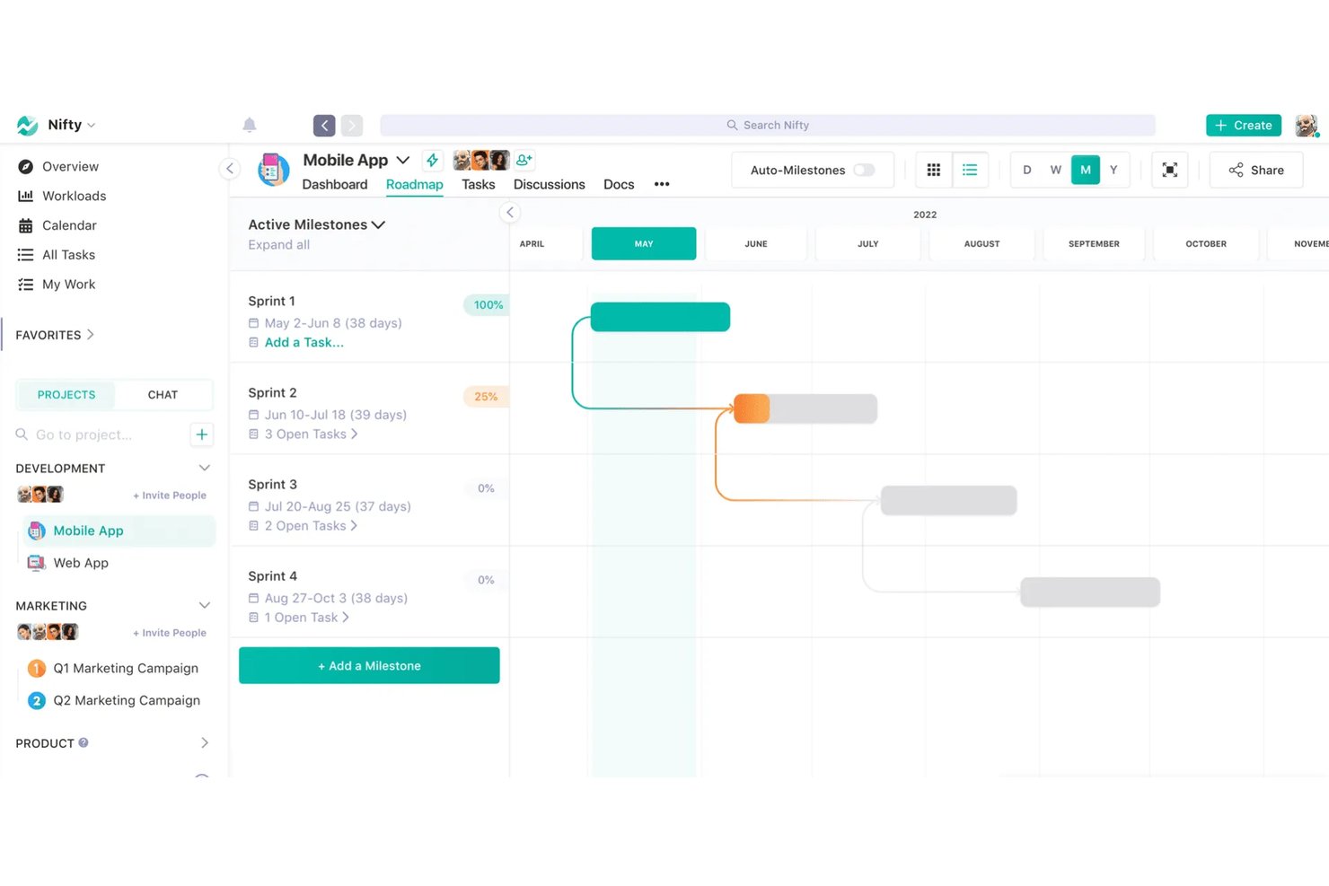 Nifty screenshot - 10 Best Flowlu Alternatives in 2026