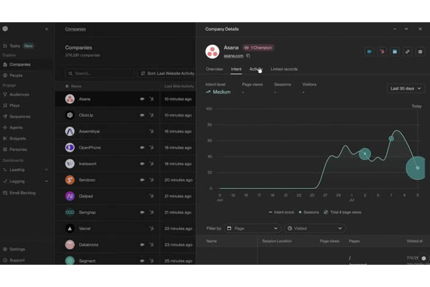 Unify screenshot - Los 10 mejores agentes de ventas con IA en 2026