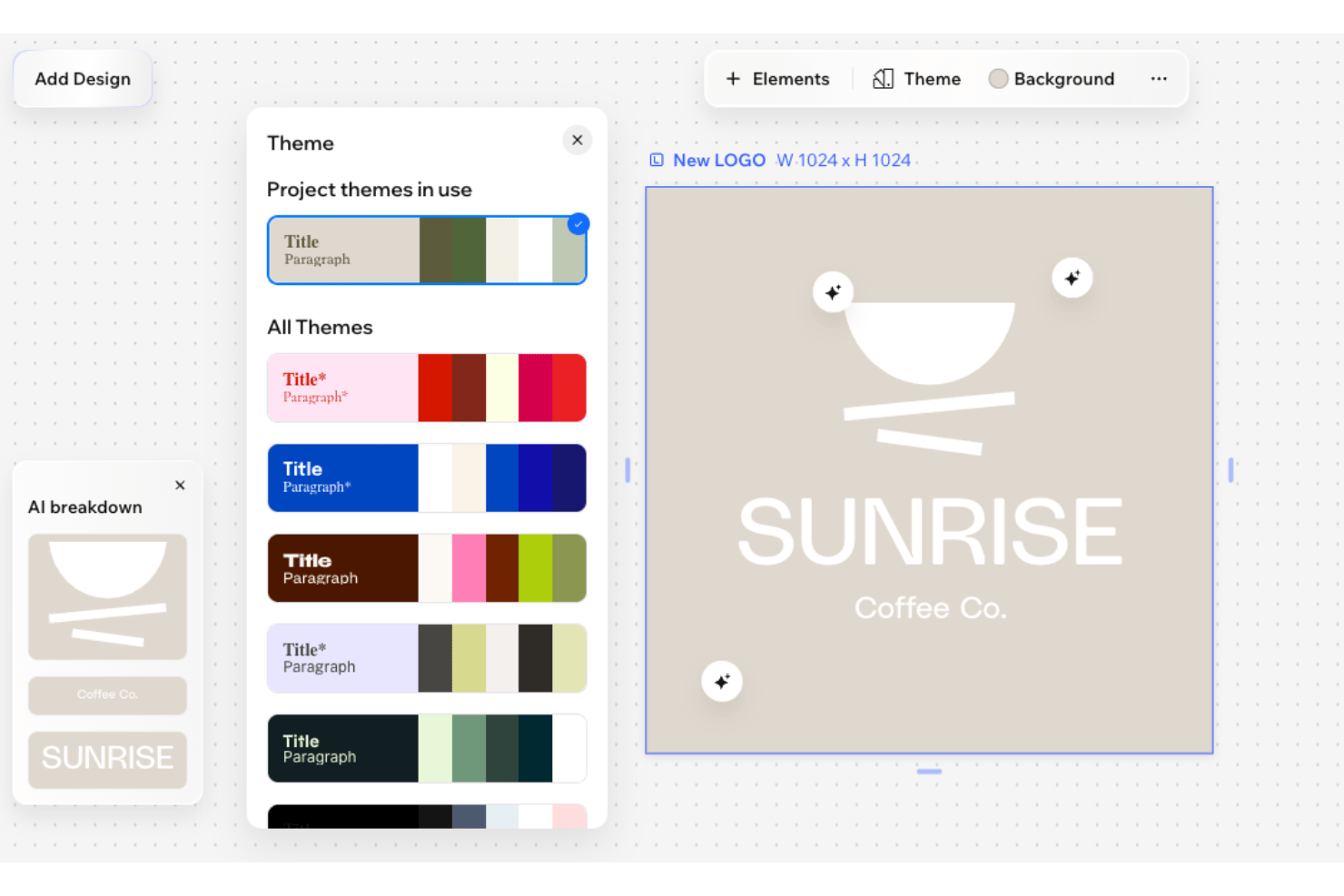 Wix Wixel screenshot - 10 mejores generadores de logotipos con IA en 2026