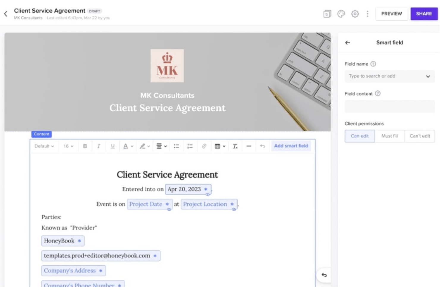 HoneyBook screenshot - 10 Best Qwilr Alternatives in 2026