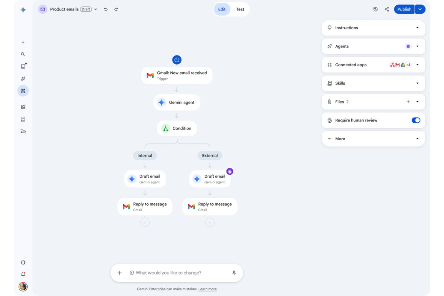 Gemini Enterprise Agent Platform screenshot - 10 Best AI Agent Builder in 2026