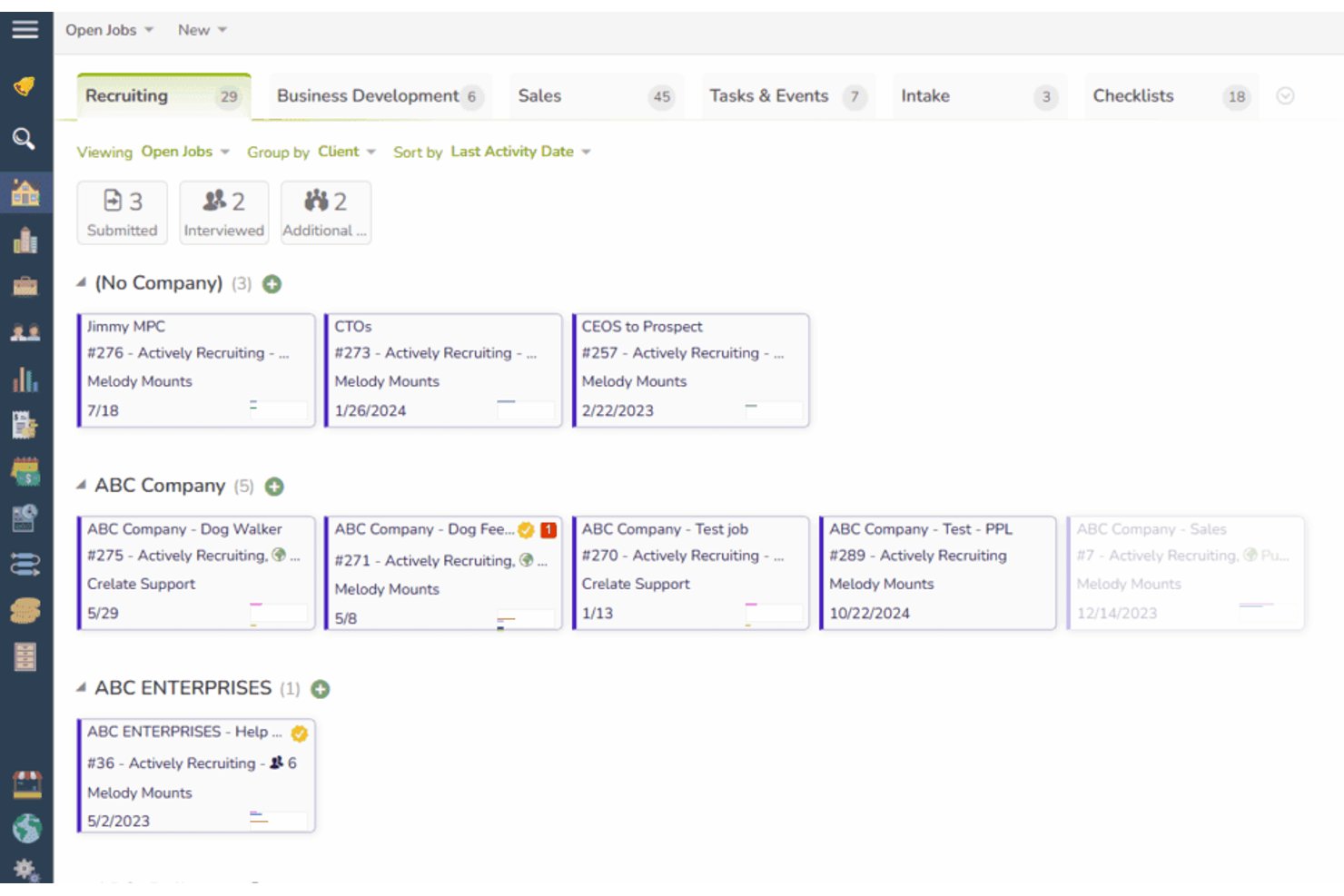 Crelate screenshot - 10 Best Bullhorn Alternatives in 2026
