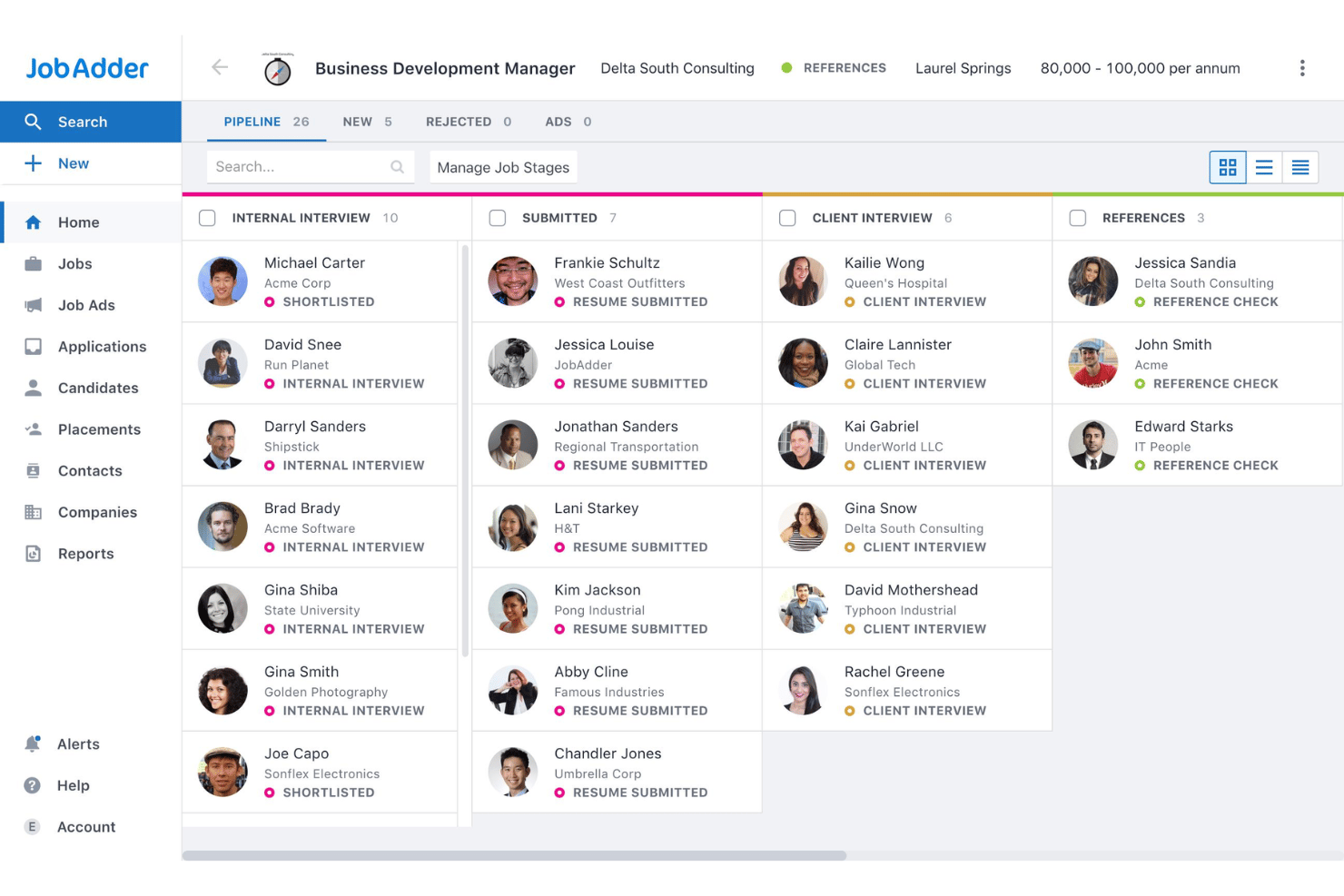 JobAdder screenshot - 10 Best Bullhorn Alternatives in 2026