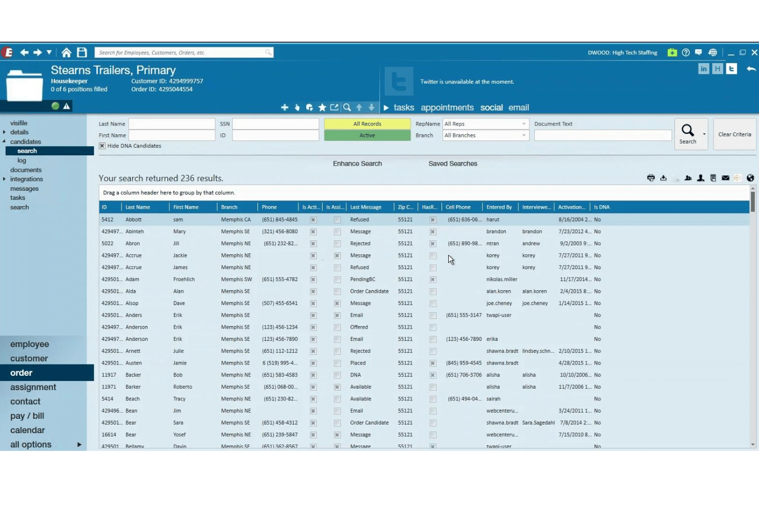 TempWorks Software screenshot - 10 Best Ceipal ATS Alternatives in 2026