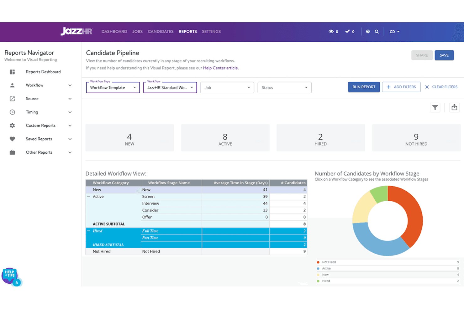 JazzHR screenshot - 10 meilleures alternatives à Teamtailor en 2026