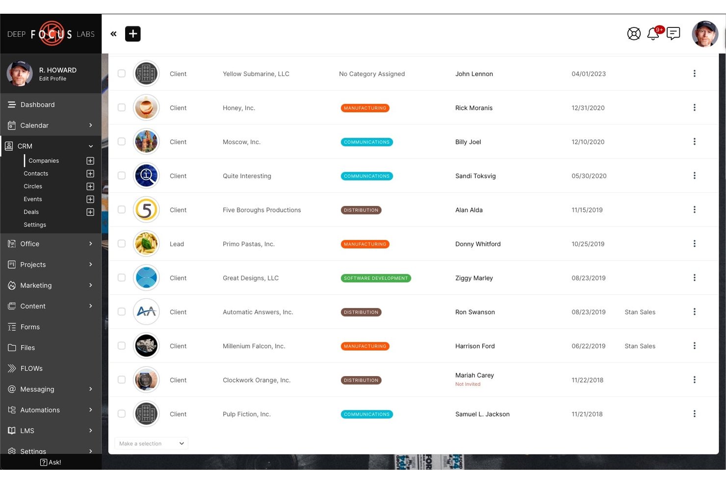 SuiteDash screenshot - 10 Mejores Alternativas a HoneyBook en 2026