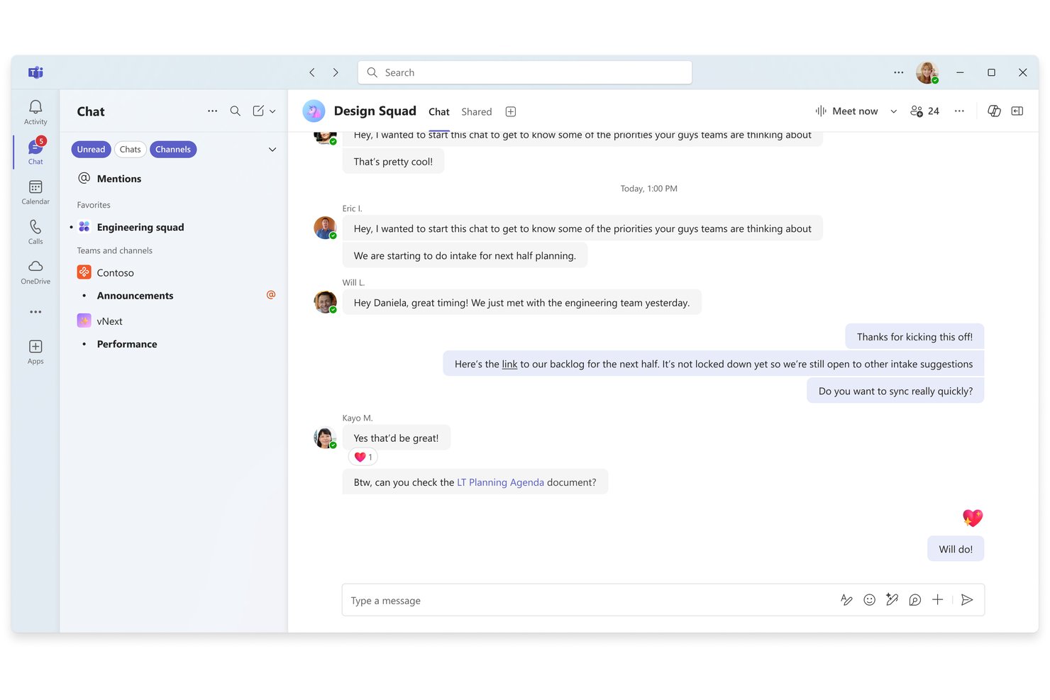 Microsoft Teams screenshot - 10 migliori alternative ad Adobe Connect nel 2026