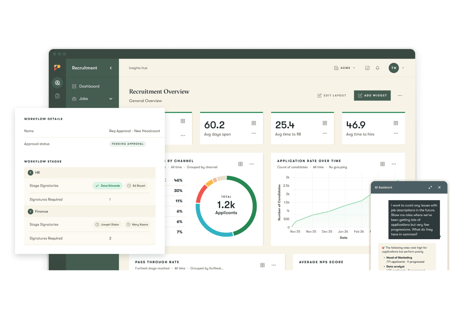 Pinpoint screenshot - 10 mejores alternativas a Recruitee en 2026
