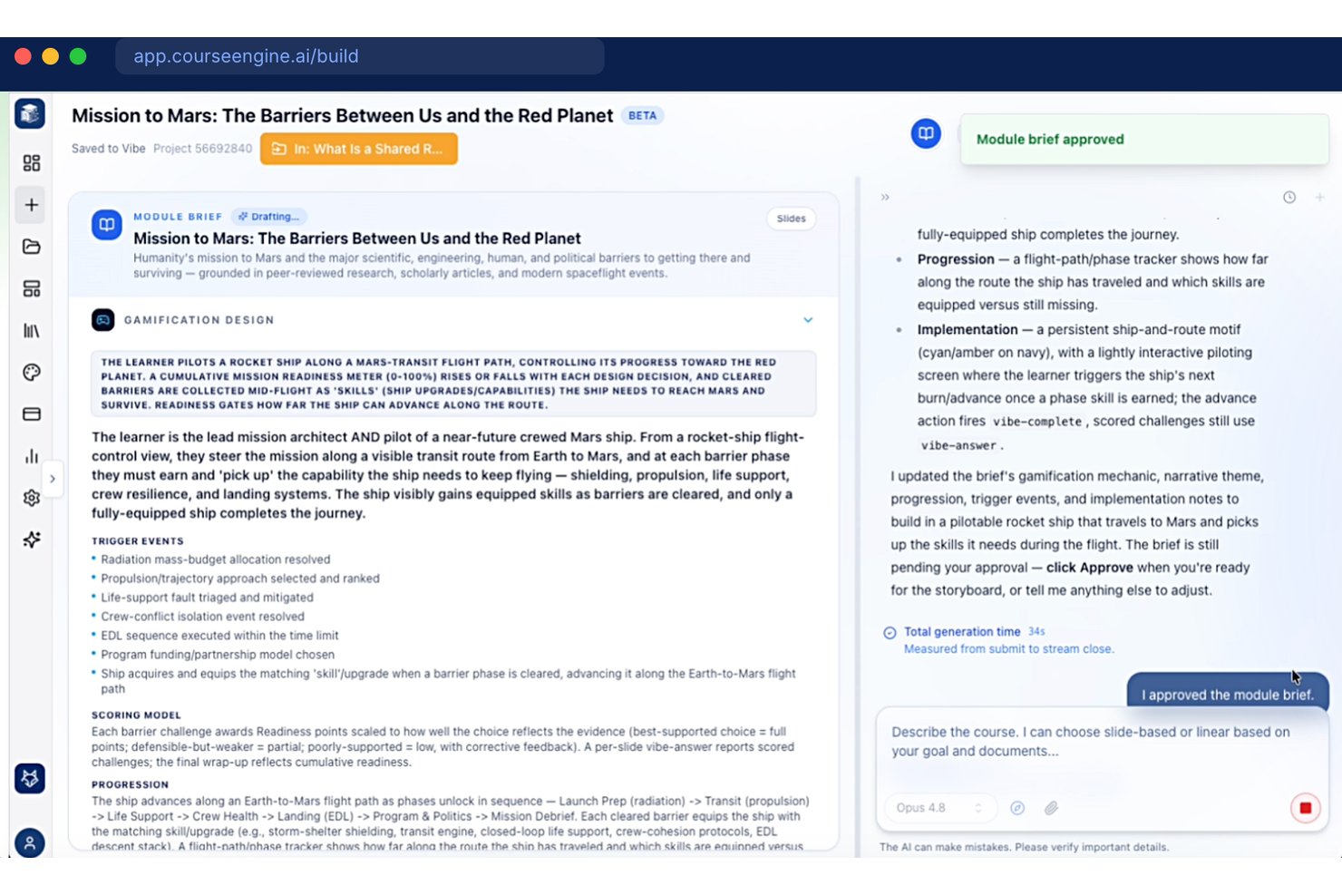 CourseEngine screenshot - 10 Mejores Alternativas a Adobe Captivate en 2026