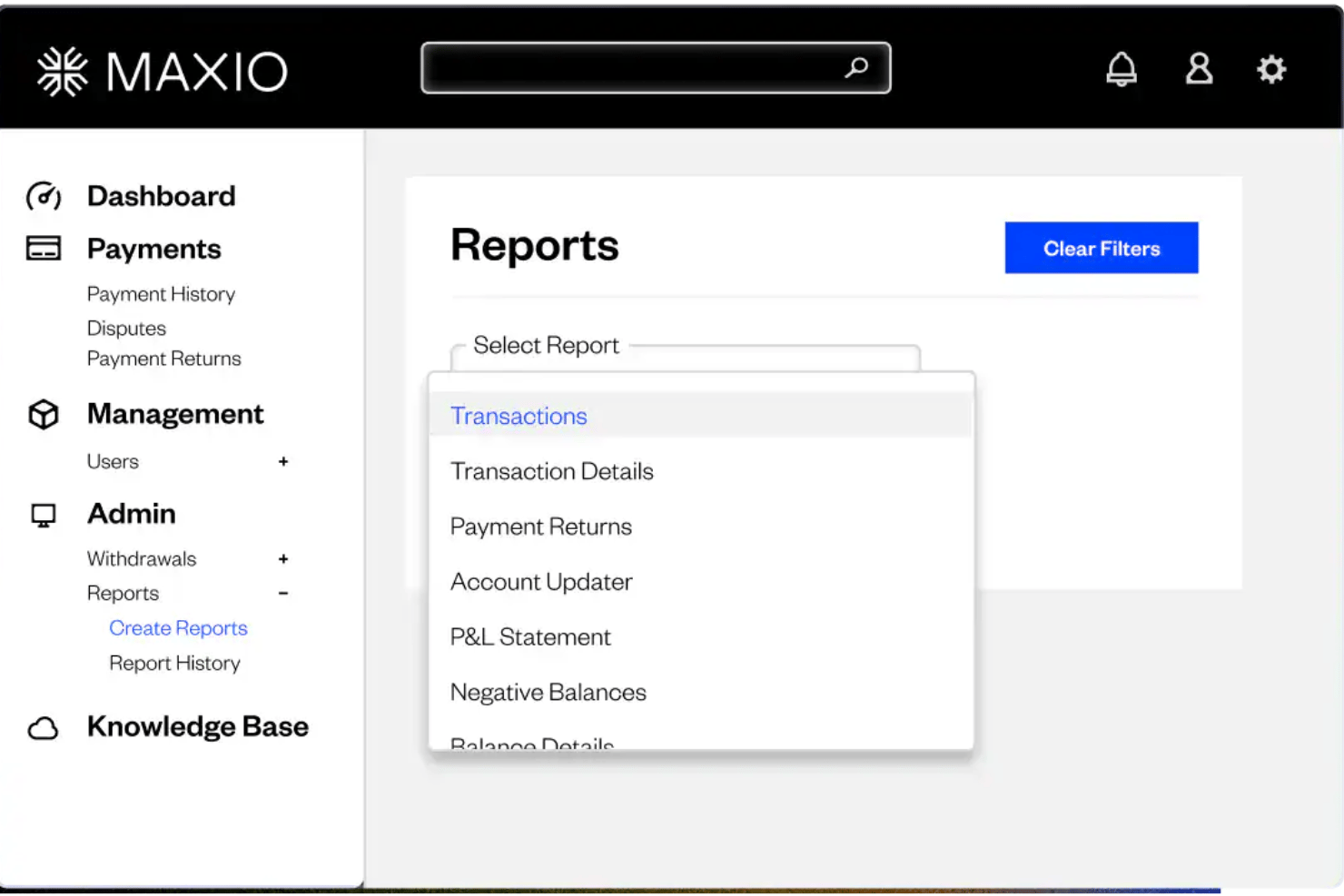 Maxio screenshot - 10 meilleures plateformes de paiement pour entreprises en 2026