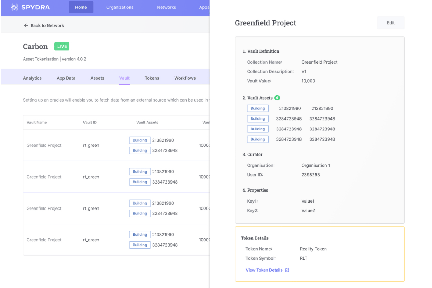 Spydra screenshot - Le 10 migliori piattaforme di tokenizzazione degli asset nel 2026