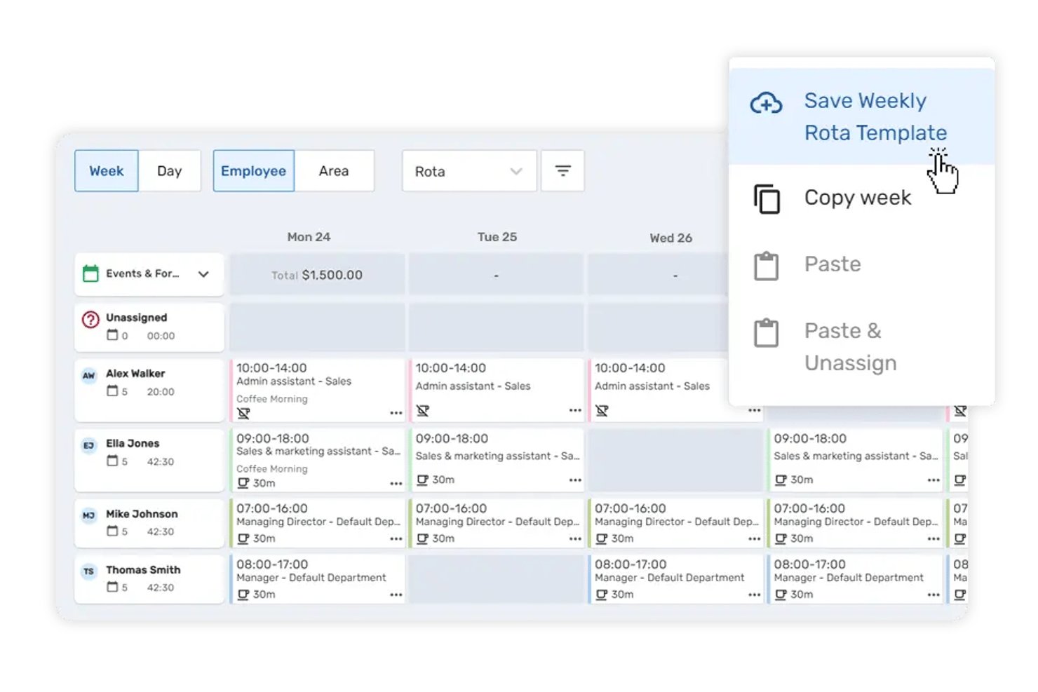 Breathe HR screenshot - 10 Beste Softwarelösungen für die Mitarbeitereinsatzplanung für kleine Unternehmen