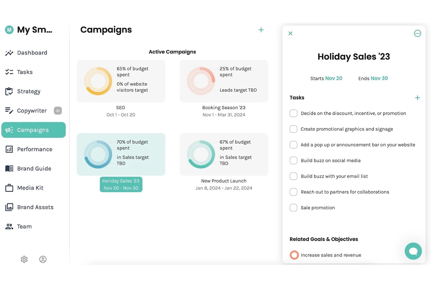 Enji screenshot - 10 Migliori Software per il Content Marketing nel 2026