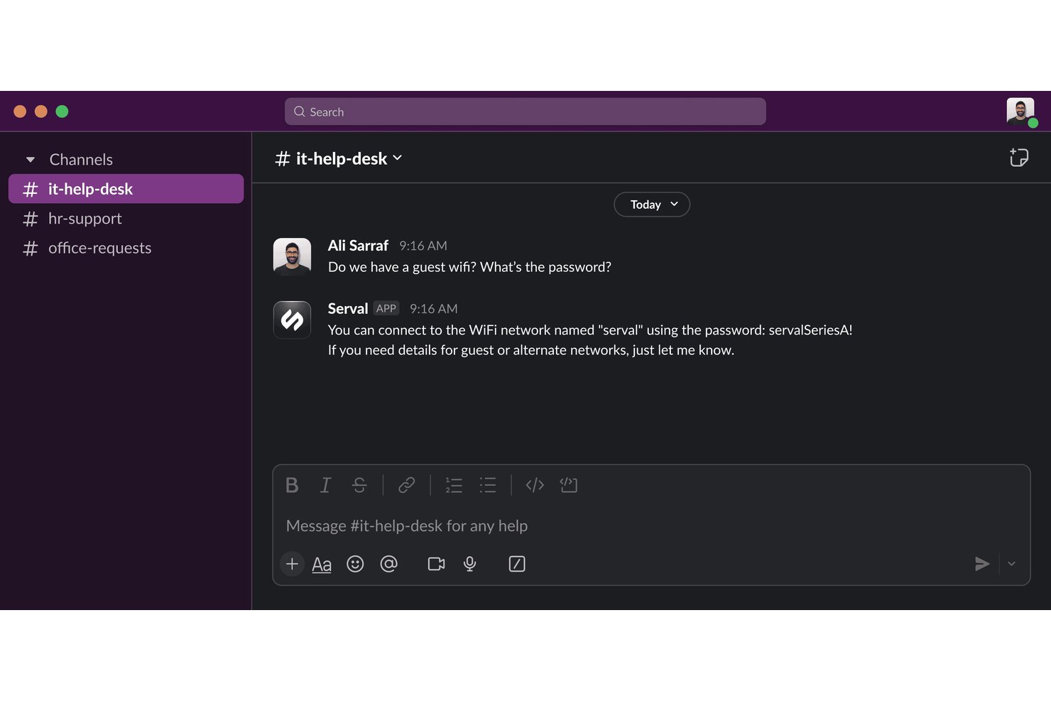 Serval screenshot - Die 10 besten IT-Helpdesk-Softwares 2026