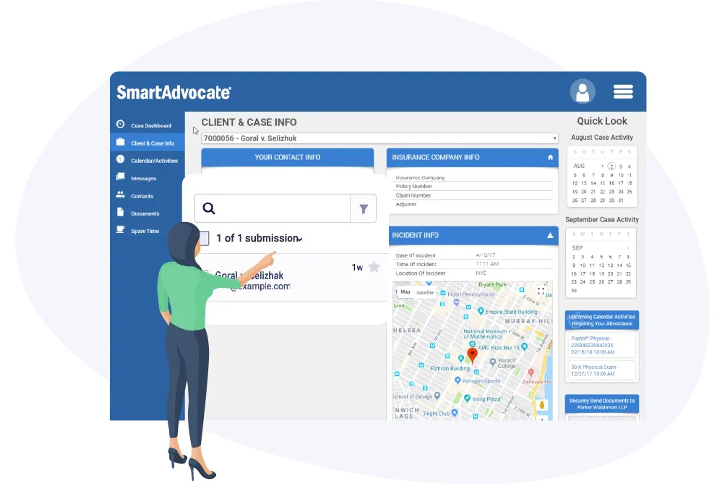 SmartAdvocate screenshot - 10 Best Legal Case Management Software in 2026