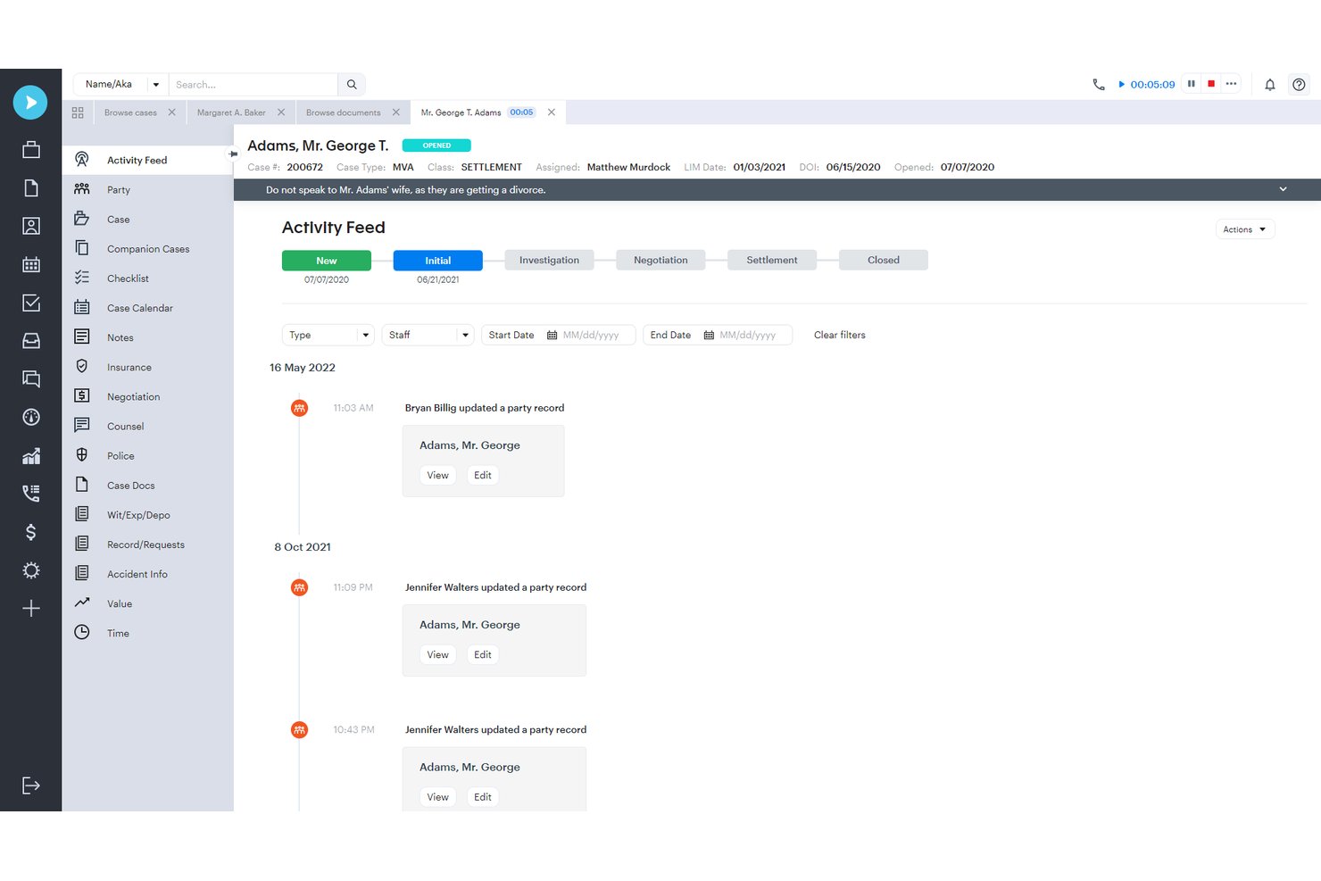 Neos screenshot - 10 Best Legal Case Management Software in 2026