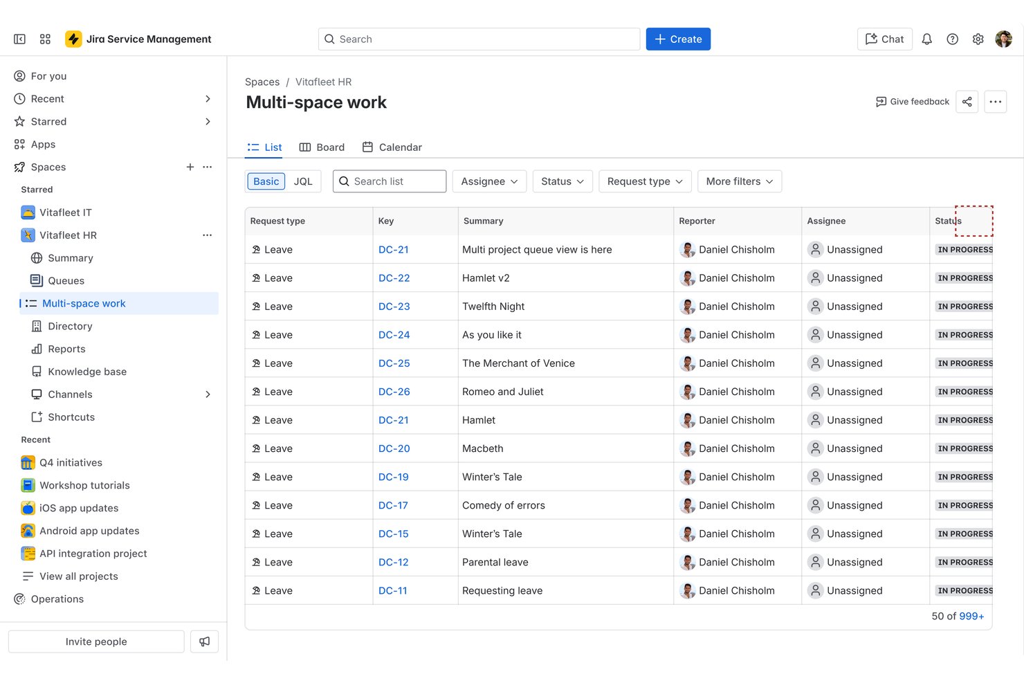 Jira Service Management screenshot - 10 Best Topdesk Alternatives in 2026
