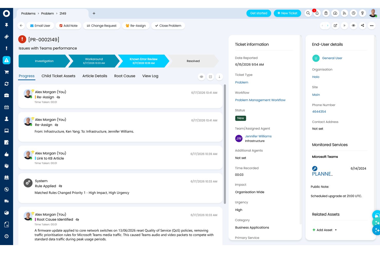 HaloITSM screenshot - 10 Best Topdesk Alternatives in 2026