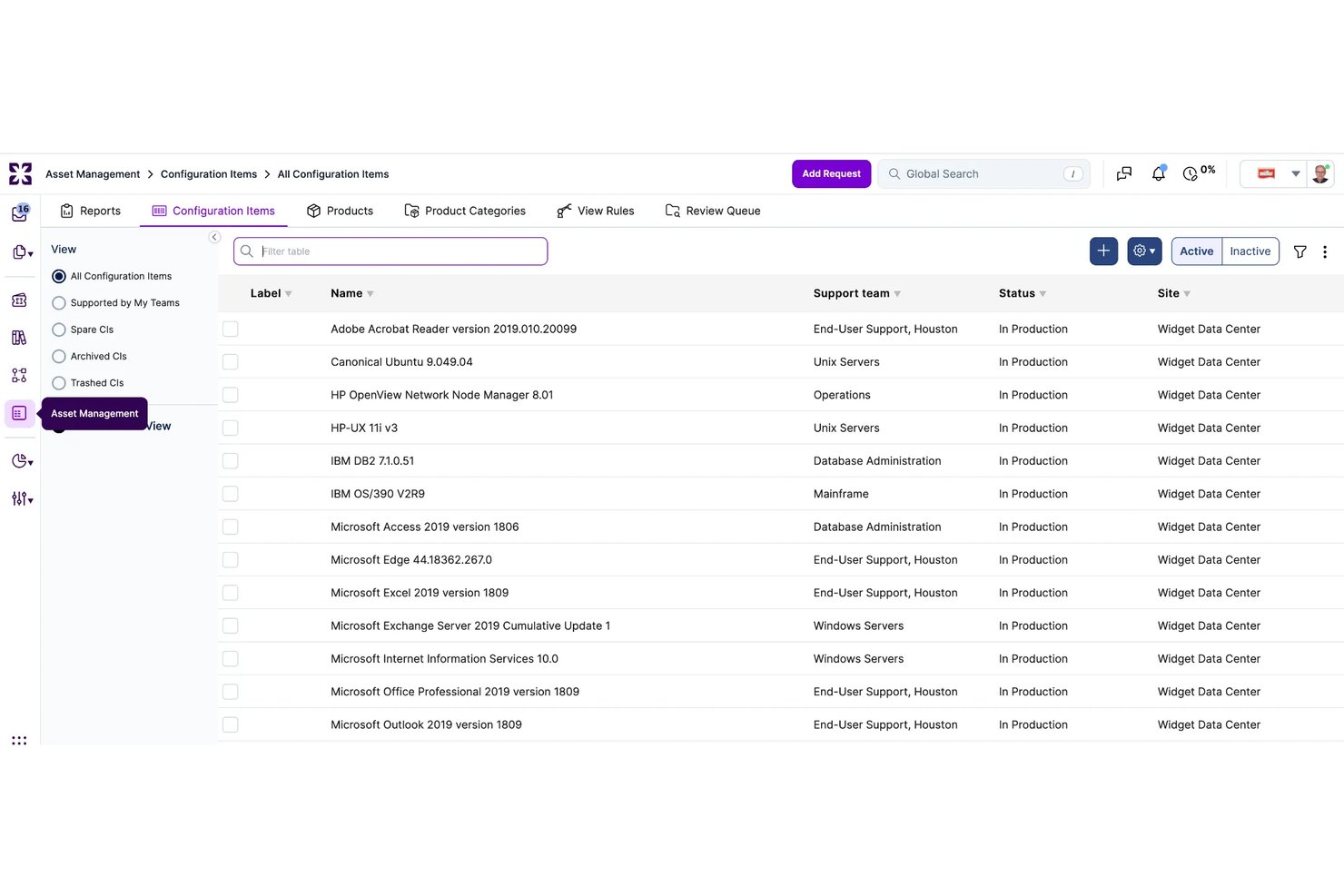 Xurrent ITSM screenshot - Le 10 migliori alternative a Topdesk nel 2026