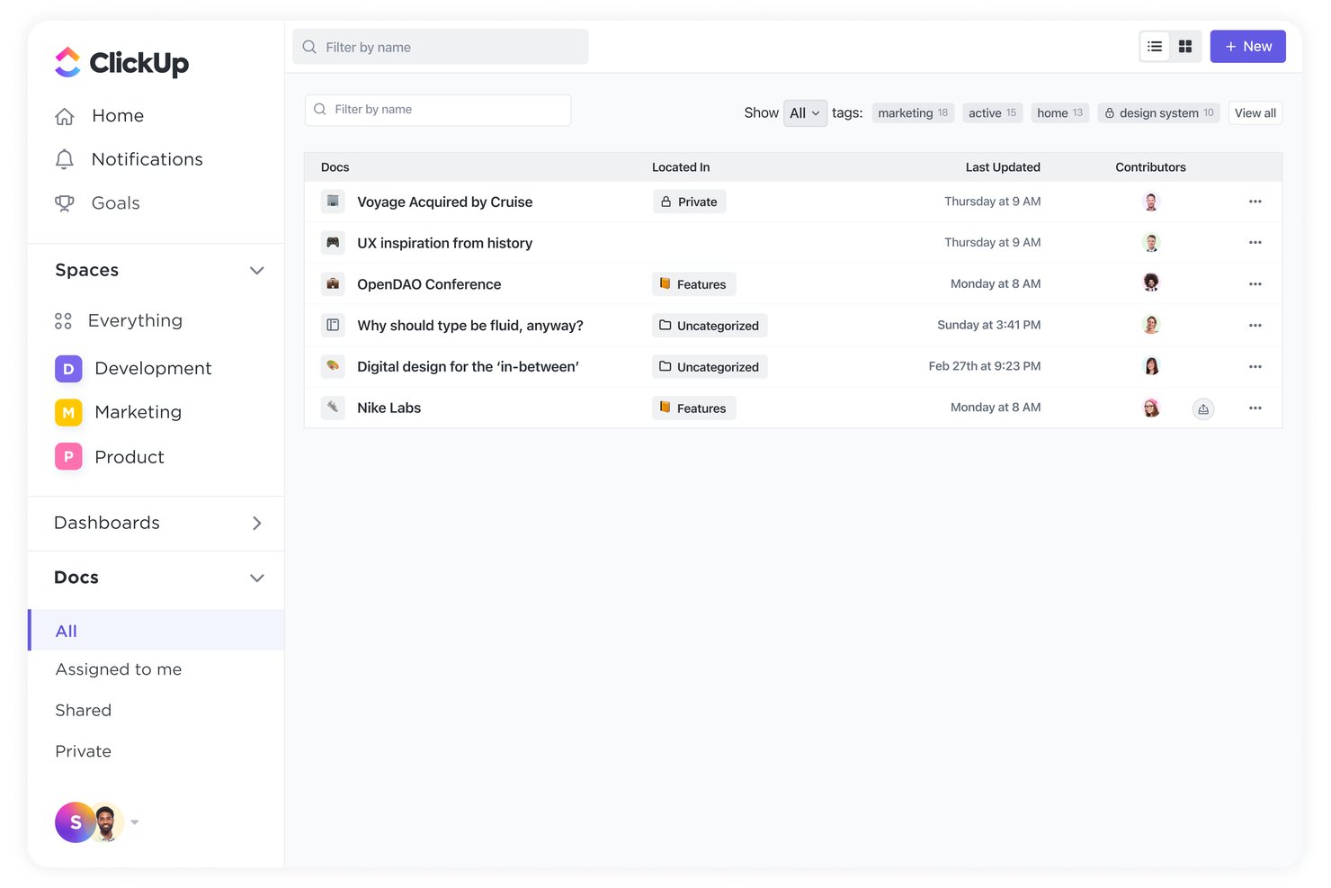 ClickUp screenshot - 10 Best Guru Alternatives in 2026