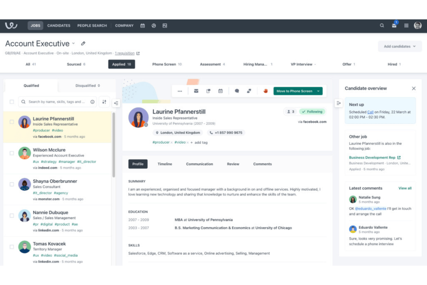 Workable screenshot - 10 Best SmartRecruiters Competitors in 2026