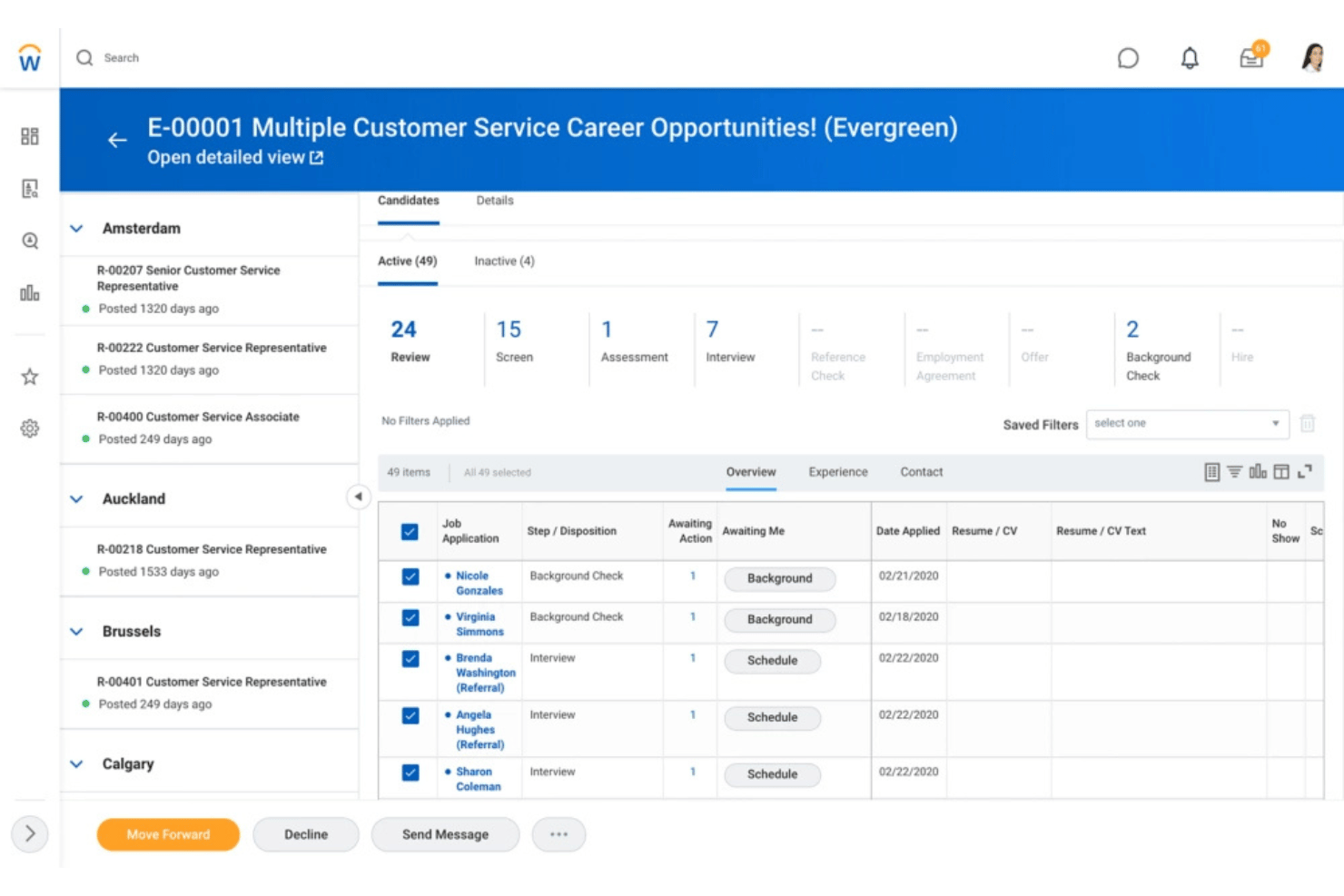 Workday HCM screenshot - 10 Best SmartRecruiters Competitors in 2026