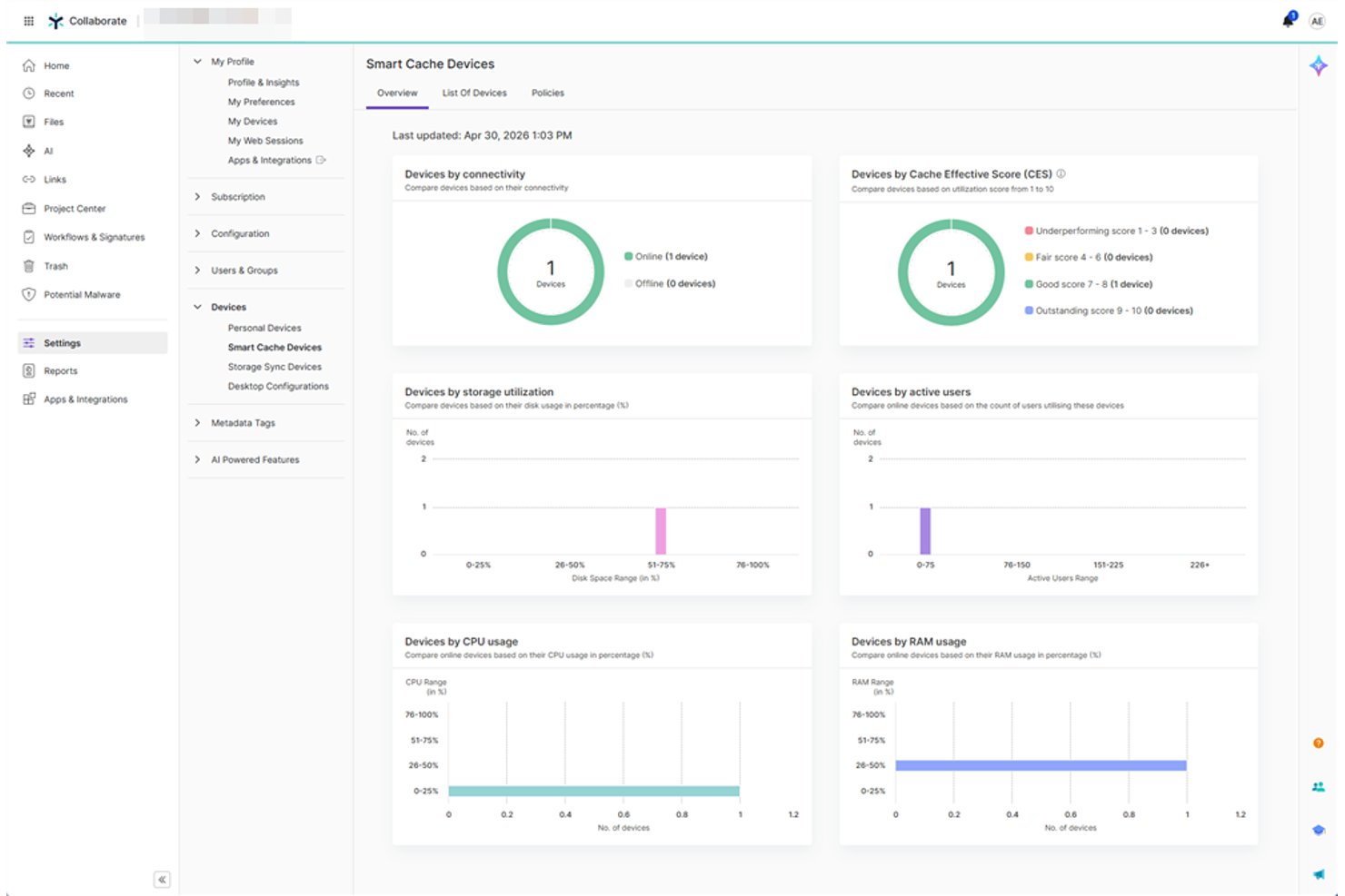 Egnyte screenshot - 10 Best LucidLink Alternatives in 2026