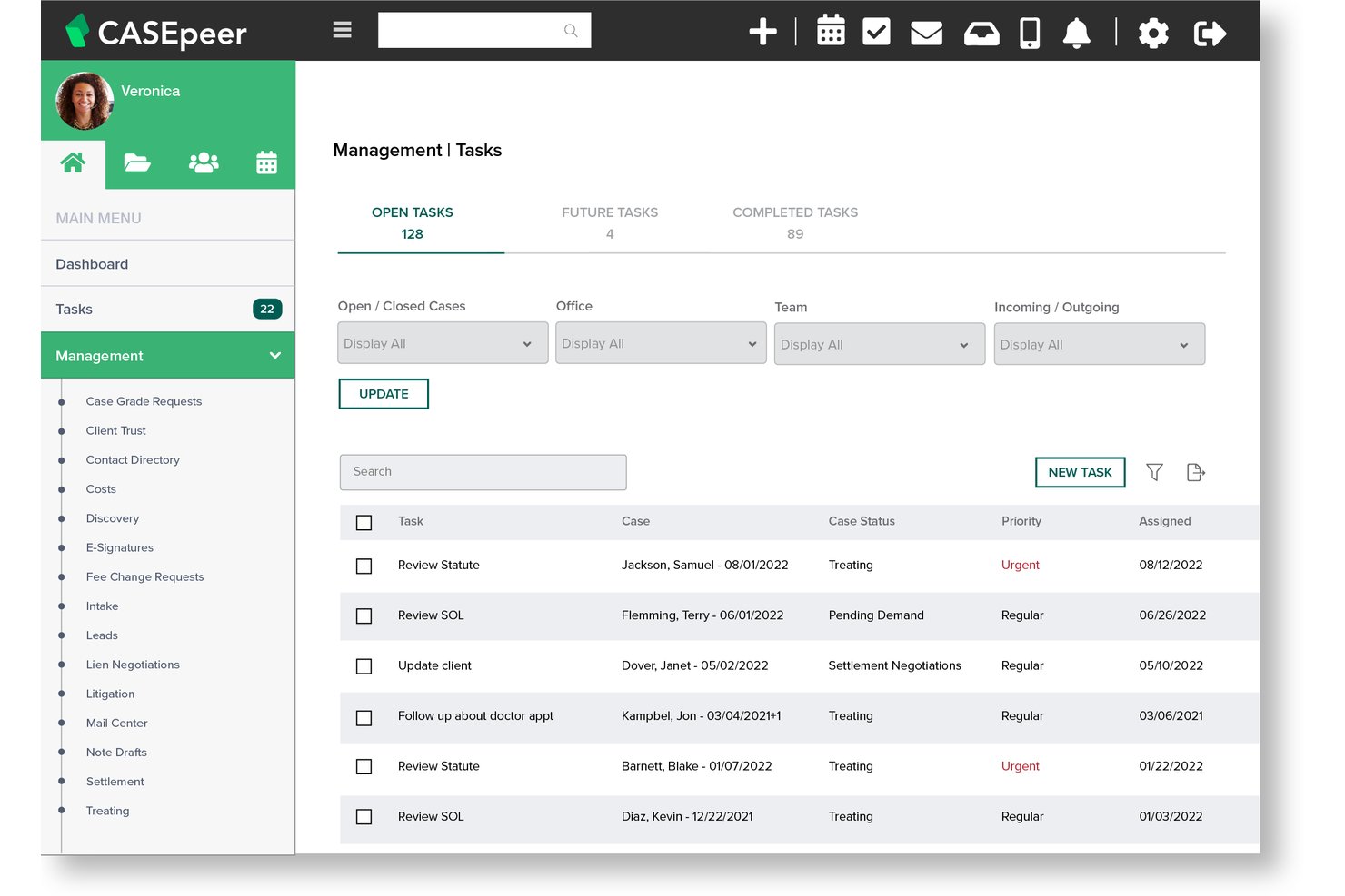 CasePeer screenshot - 10 Best Casefleet Alternatives in 2026